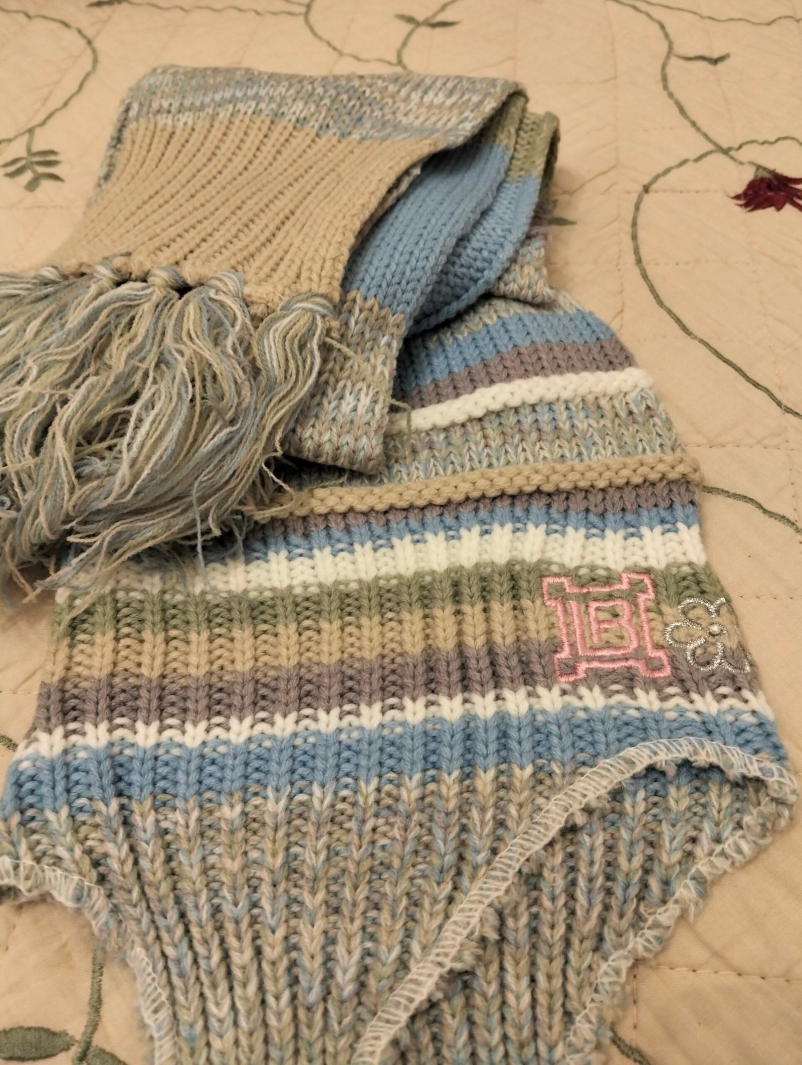 Set invernale bambino: cappello + sciarpa in maglia - immagine 3