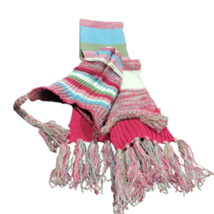 Set invernale bambino: cappello + sciarpa in maglia