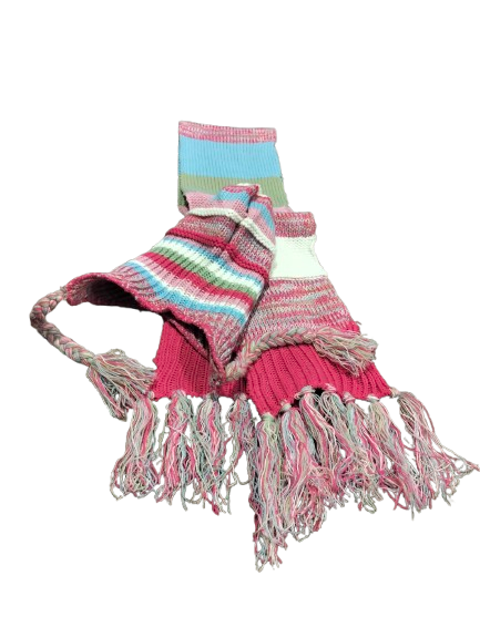 Set invernale bambino: cappello + sciarpa in maglia